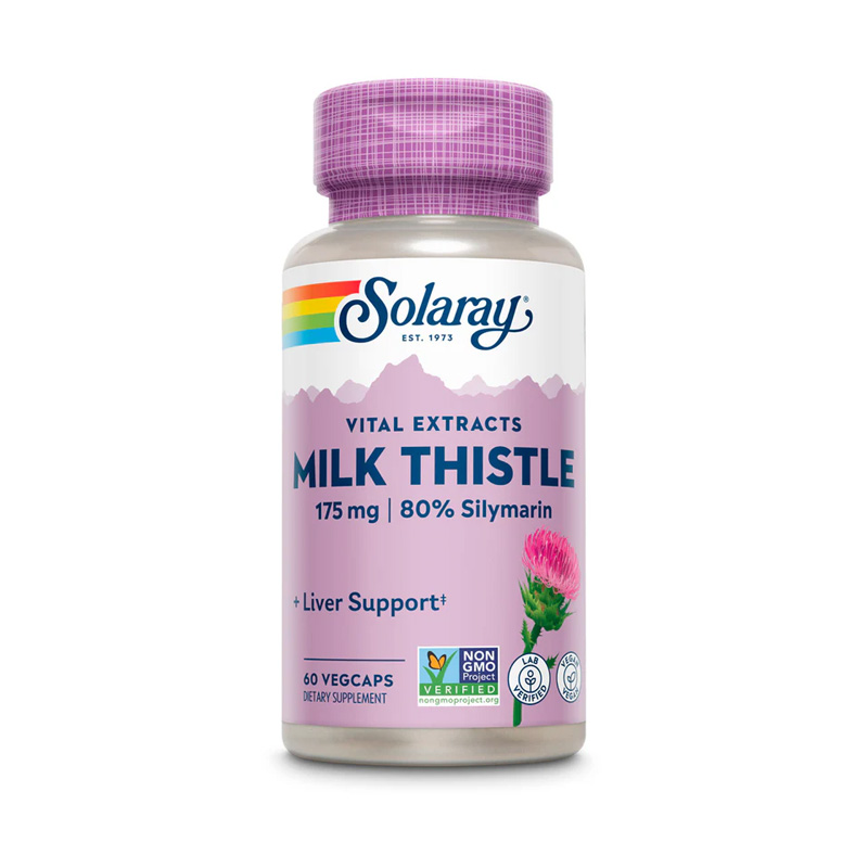 MILK THISTLE 175MG SOLARAY 60 CAPSULAS