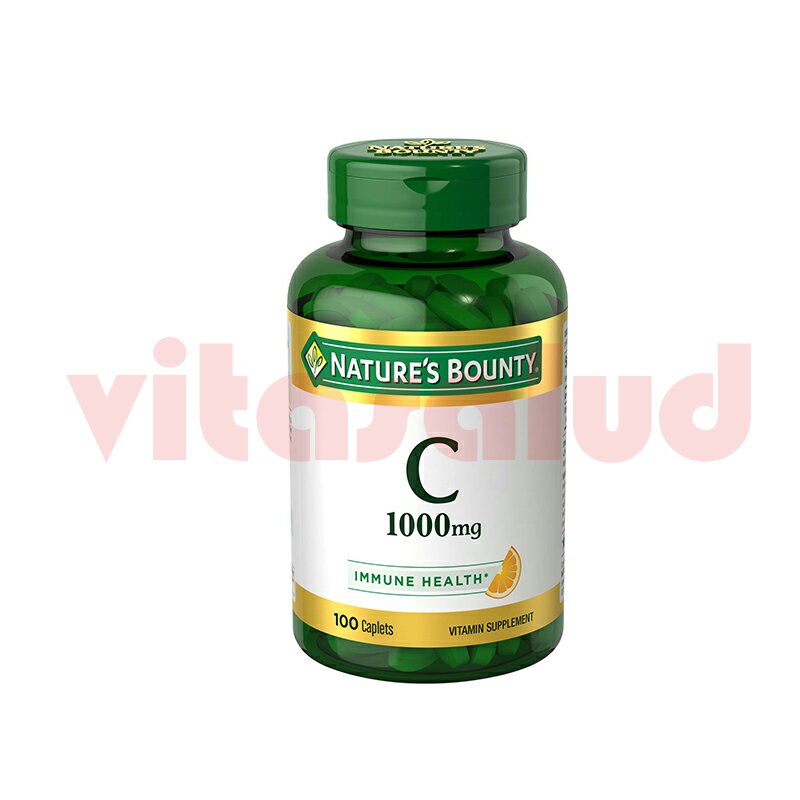 NATURE´S BOUNTY VITAMINA C 1000 MG 100 CAPLETAS – Vitasalud