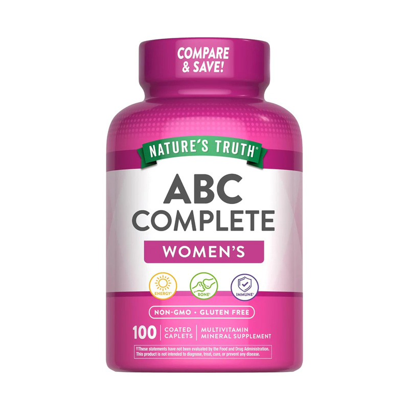 NT11121 NATURES TRUTH VITAMINAS & MINERALES ABC WOMENS 100C