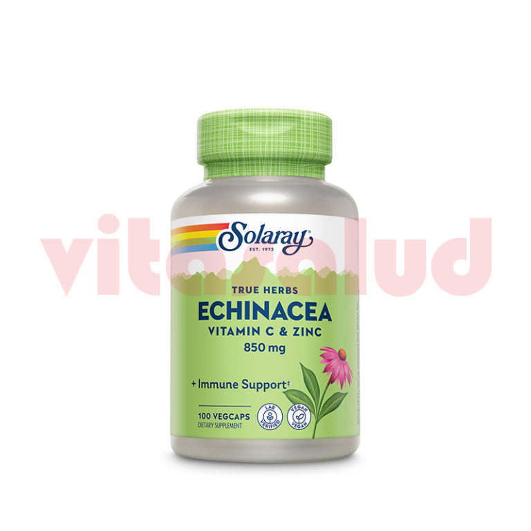 SOLARAY ECHINACEA + VITAMINA C + ZINC 100 CAPSULAS Vitasalud