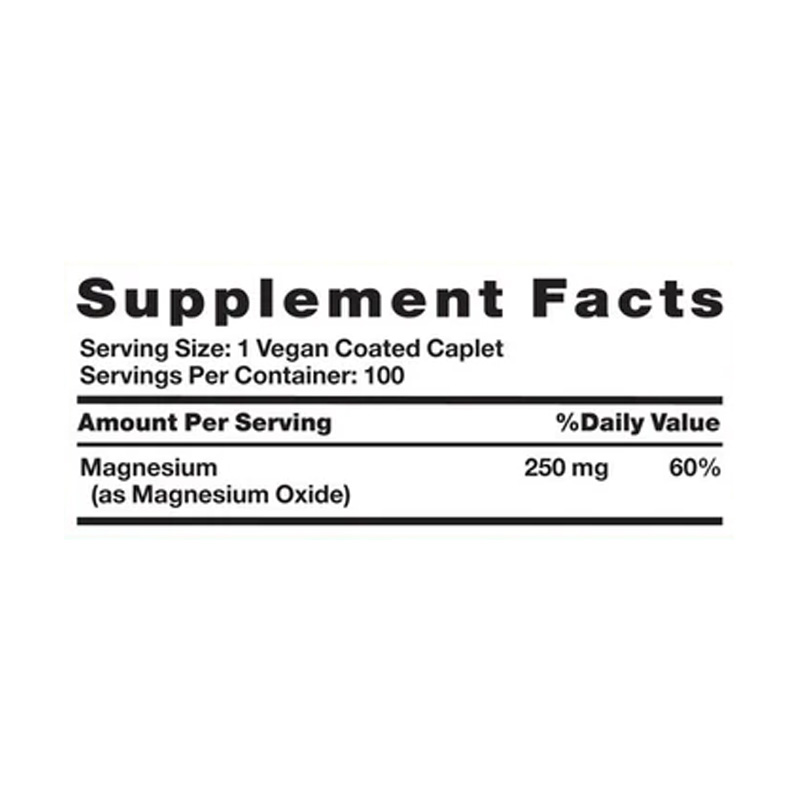 NTH9979 NATURES TRUTH MAGNESIO 250MG 100C ETIQ