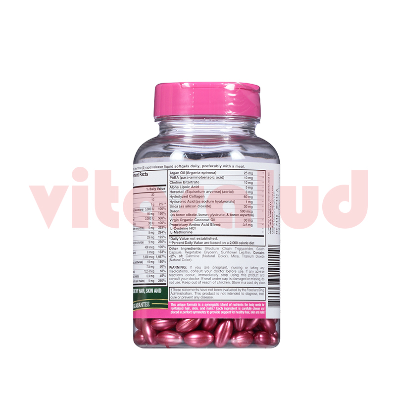 NATURE'S TRUTH PELO, PIEL, UÑA CON 5000MCG DE BIOTINA 165 CAPSULAS – Vitasalud NATURE'S TRUTH PELO, PIEL, UÑA CON 5000MCG DE BIOTINA 165 CAPSULAS – Vitasalud