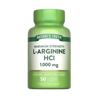 L-ARGININE 1000MG 50 TABLETAS MARCA NATURES TRUTH – Vitasalud