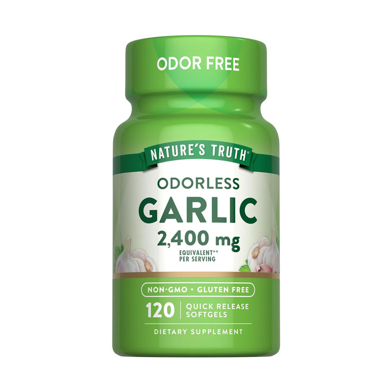 NT791 NATURES TRUTH ODORLESS GARLIC 2400MG 120C