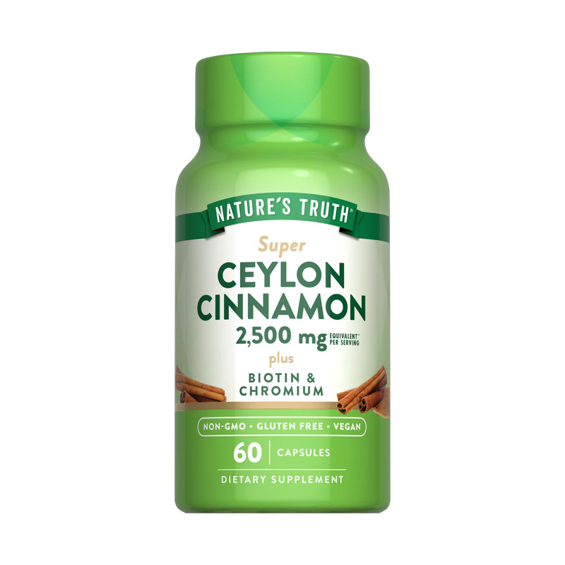 NT3130 NATURES TRUTH CEYLON CINNAMON, BIOTIN, CROMO 60C