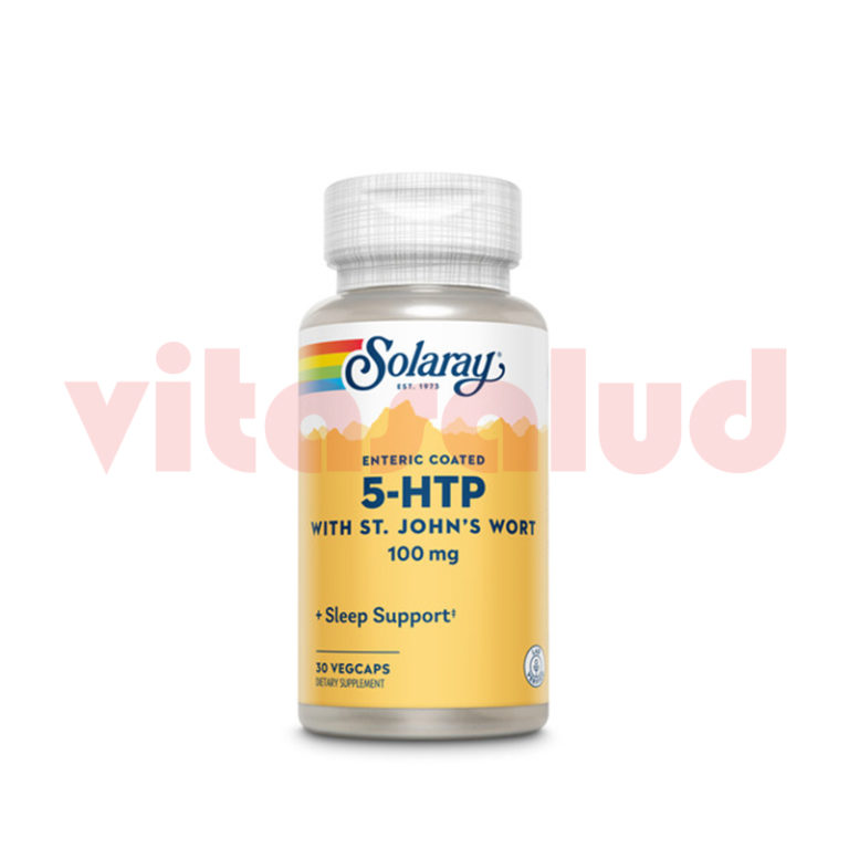 SOLARAY 5HTP + St. John’s Wort 30 CAPSULAS Vitasalud