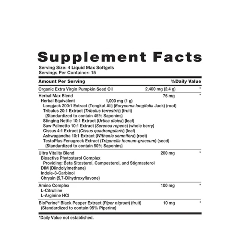 NT17321 NATURES TRUTH TESTOSTERONE POWER FOR MEN 60 CAPS ETIQ