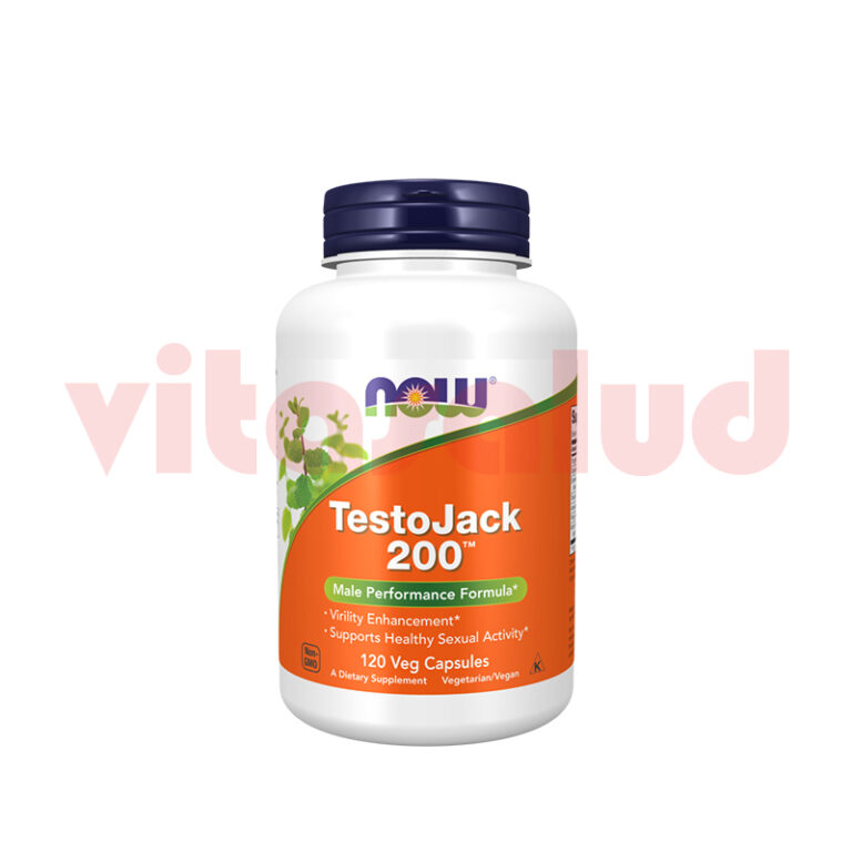 NOW TESTOJACK 200/ 120 CAPS – Vitasalud