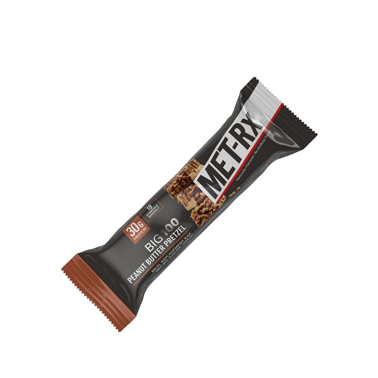 MET-RX BIG 100 PEANUT BUTTER PRETZEL 3.52OZ – Vitasalud