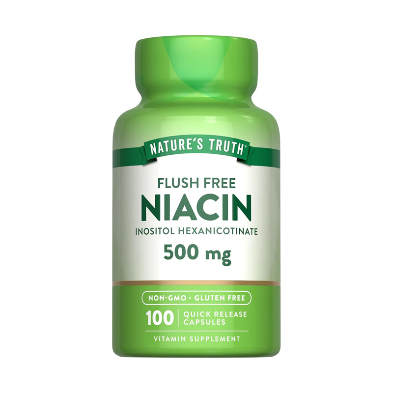 NT1231 NATURES TRUTH NIACIN FLUSHFREE 500MG 100C