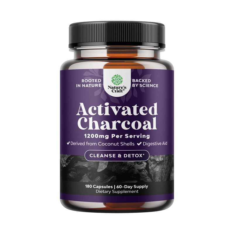 CR2078 NATURES CRAFT ACTIVATED CHARCOAL 180C
