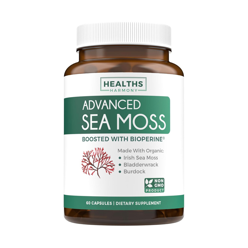 HM0040 HEALTHS HARMONY SEA MOSS 60 CAPS