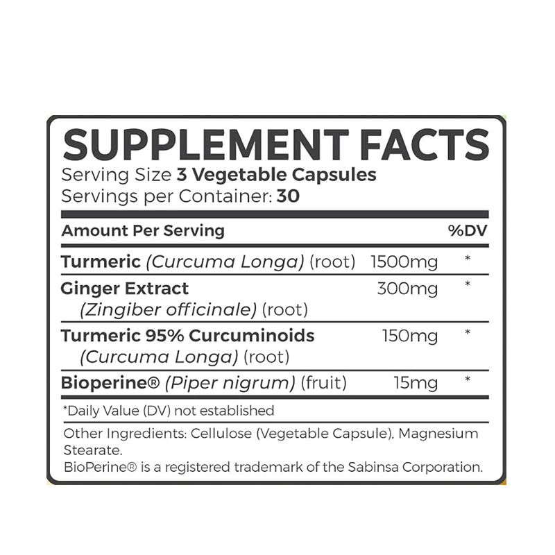 HM1036 HEALTHS HARMONY TURMERIC CURCUMIN&GINGER 90C ETIQ