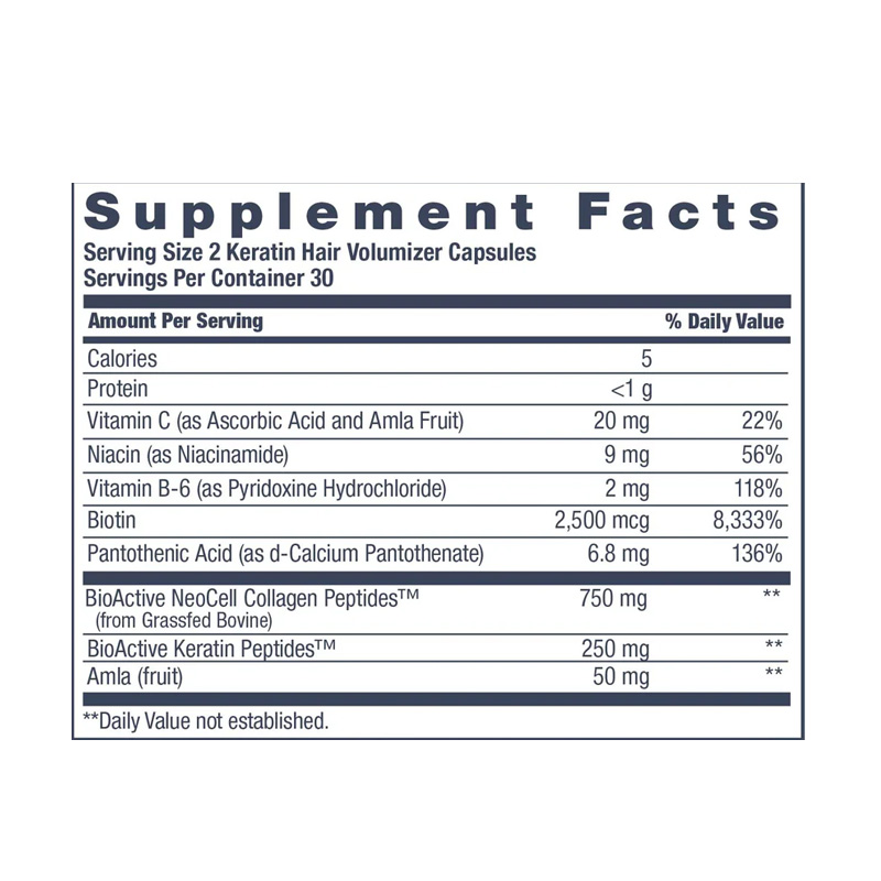 M12929 NEOCELL KERATIN HAIR VOLUMIZER 60C ETIQ