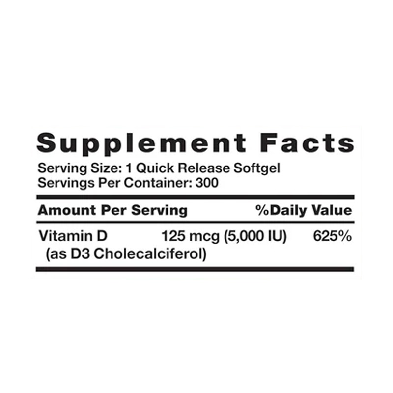 NT1617 NATURES TRUTH D 5000 UI 250+50 CAPSULAS etiq