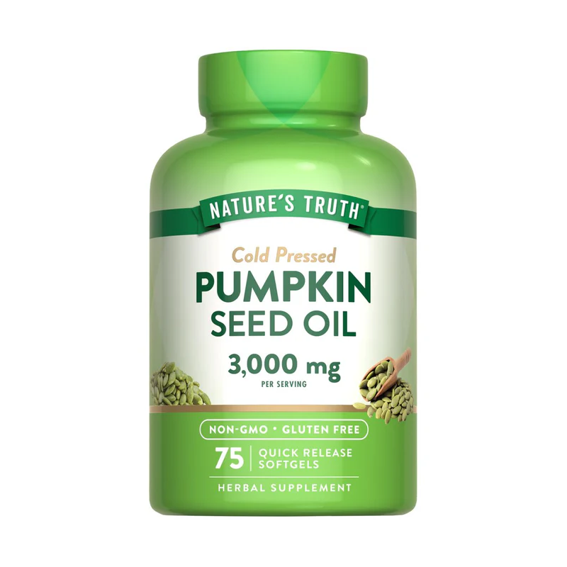NT3646 NATURES TRUTH PUMPKIN SEED OIL 3000MG 75C