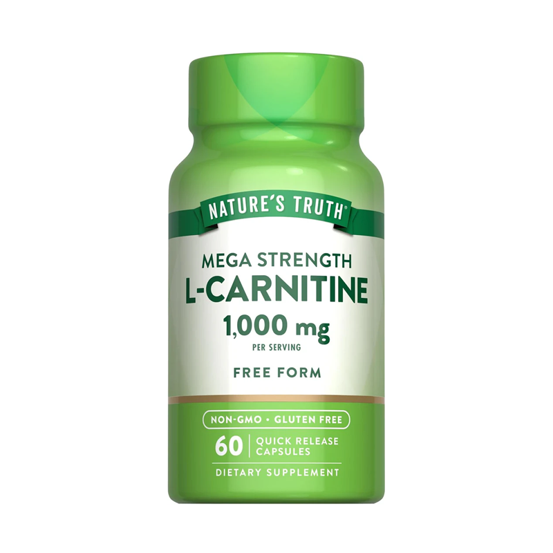 NT3765 NATURES TRUTH L-CARNITINA 1000MG 60C