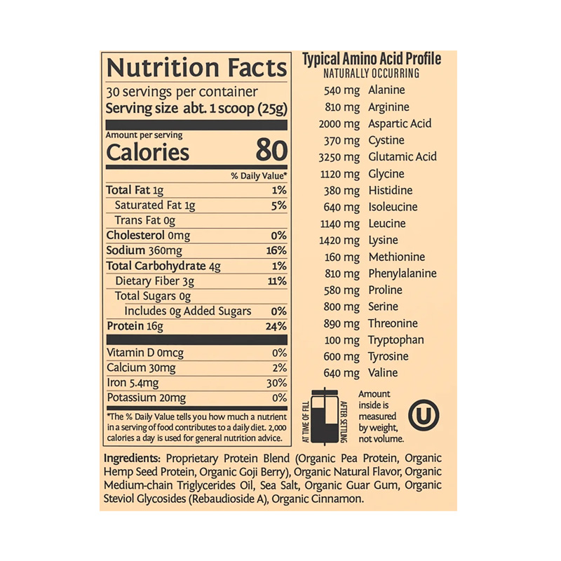 SW2214 SUNWARRIOR PROTEIN BLEND PUMKIN SPICE 1.65LB ETIQ