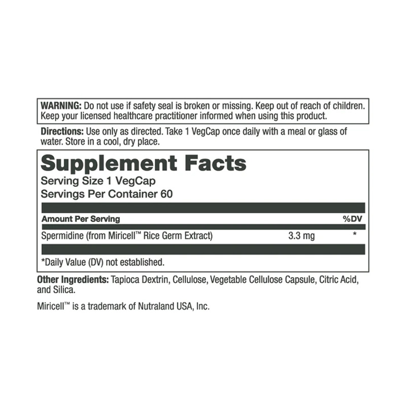 SOL78802 SOLARAY SPERMIDINE 3.3MG 60C ETIQ (1)