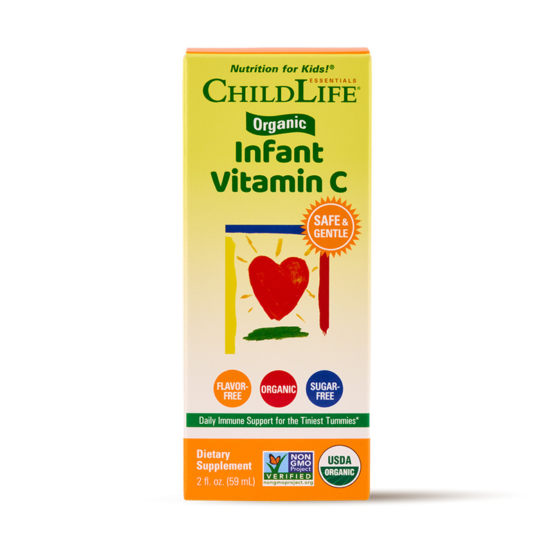CH13275 CHILDLIFE INFANT VITAMIN C ORGANIC 2oz sin sabor, sin azucar