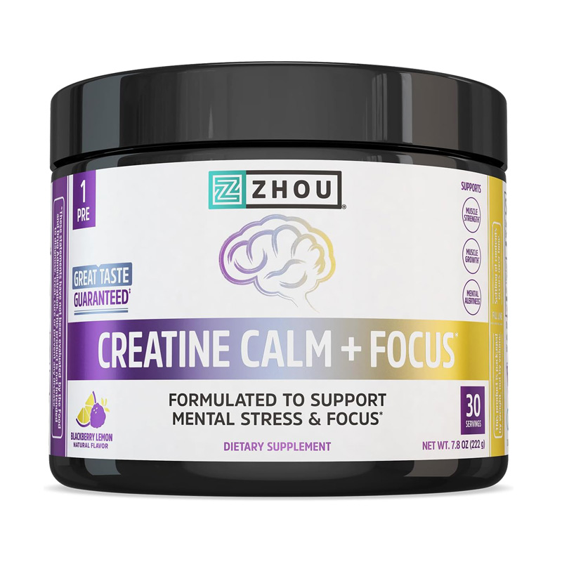 ZH43608 ZHOU CREATINE CALM + FOCUS 7.8 oz