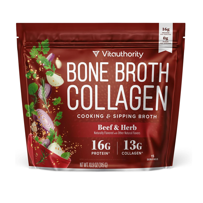VTH4110 VITAUTHORITY BONE BROTH BEEF&HERB 10.9